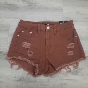Fashion Nova Distressed Jean Shorts